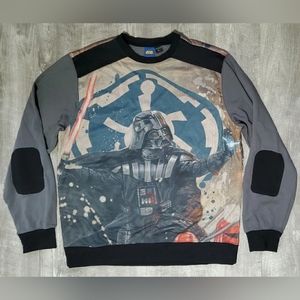 Star Wars Darth Vader and Stormtroopers Mens Graphic Lightweight Long Sleeve XL